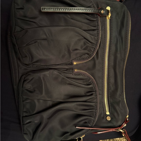 MZ Wallace Black Crossbody Bag with Gold Zippers - Picture 3 of 8